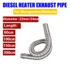 1Pack Inner Diameter 24mm Dual-layer Heater Exhaust Pipe Air Diesel