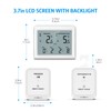 Brifit Digital Refrigerator Thermometer, 3.7 inch LCD Backlight Freezer Thermometer