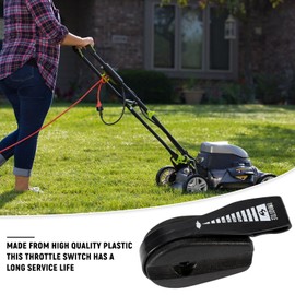 KSTE Cable for Lawn Mower, Throttle Cable for 65 Inch Lawn Mower with Control Switch Lever Handle for Lawn Mowers for Garden (Colour: Black)