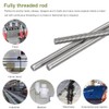 FarDeer Fully Threaded Rod,M6/M8/M10 304 Stainless Steel Long Threaded Screw,Right