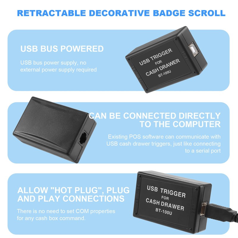 HiCOZZIE BT-100U 500294163 Cash Drawer Driver Trigger with Drawer Trigger
