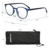 EYE ZOOM 3 Pack Retro Round Plastic Frame Reading Glasses