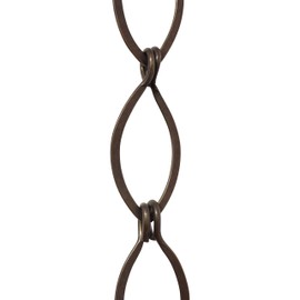 RCH Hardware CH-04-BRZ Brass Chandelier Chain, Bronze (1 Foot)