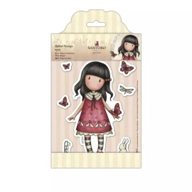 Docrafts Santoro's Gorjuss Rubber Stamps 7/Pkg Time To Fly NEW