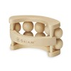 Gaiam Relax Massage Ball Roller - Handheld Wooden Total Body