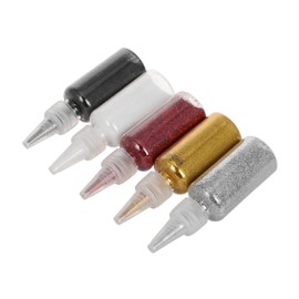 IWOWHERO Nail Art Decorations 5pcs Glitter Nails Sequins for Makeup and Craft Glitter