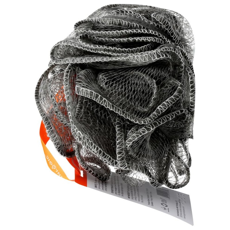 Clean Logic Purifying Charcoal Mesh Bath Sponge (2 Pack)2