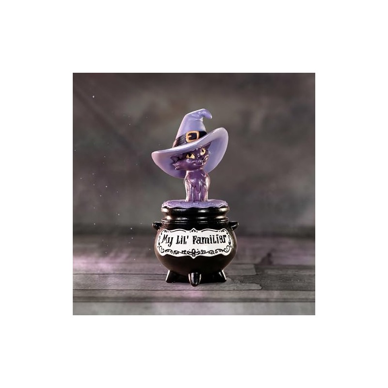 Nemesis Now My Lil Familliar Shadow 10.5cm Cat Witch Figurine