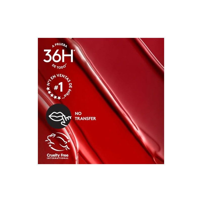ésika - Colorfix Duo Tattoo 36h Rojo Profundo 2.6 ml,