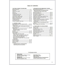 Singer Futura XL420 Embroidery and Sewing Machine Printed Instruction Manual