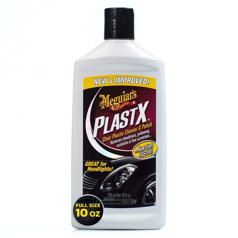 Meguiar's PlastX Clear Plastic Polish, Fast & Easy Clear Plastic