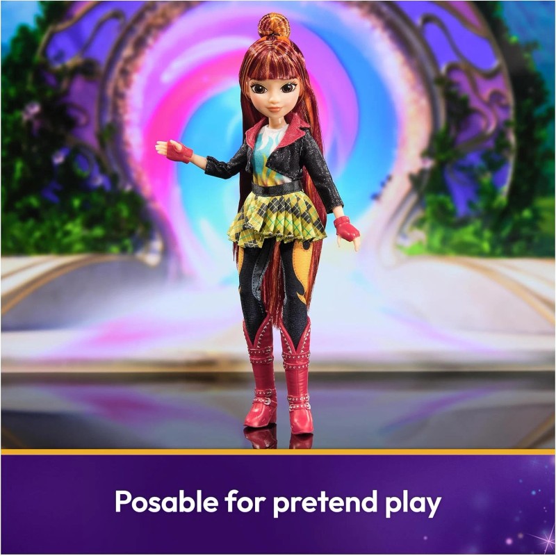 Unicorn Academy 9.5-Inch Valentina Doll with Highlighted Hair & 5