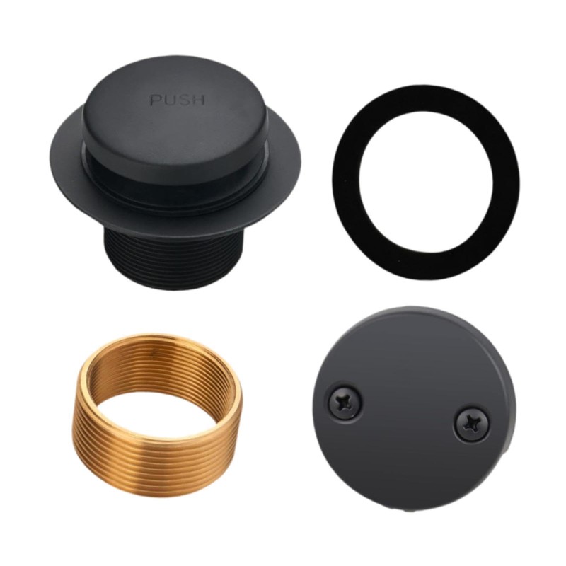 F Fityle Bathtub Drain Tip Coarse Thread Replacement Single Hole