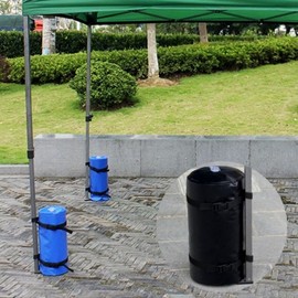 Outdoor Tent & Canopy Weight Bags (Sand/Water Fillable) Water Pack (Black Large)