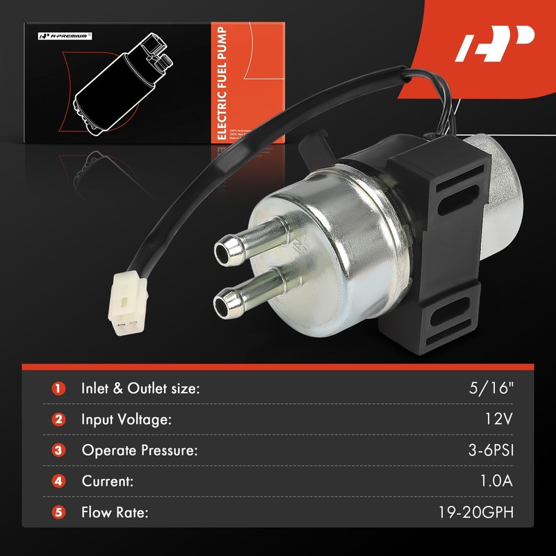 A-Premium Electric Fuel Pump Compatible with Yamaha V Star 650
