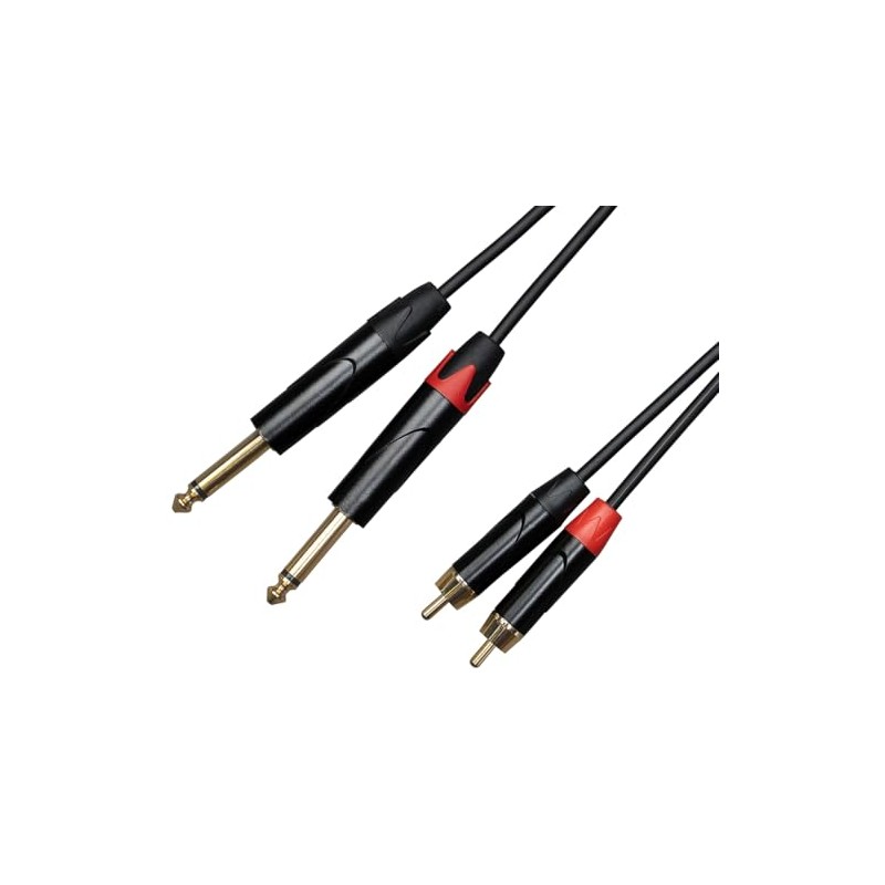 Cascha Advanced Line Audio Cable RCA (2M) to Jack (2M),