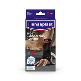 Hansaplast Sport Wrist Support Wrist Support Protects and Supports the Joint Wrist Guard Fits Right and Left Wrist Size S/M