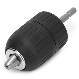 Keyless Chuck, Plastic Shell Hand Tight Drill Chuck 2.0-13MM,1/2-20UNF Keyless Drill Chuck + 1/4 Hex Connecting Rod