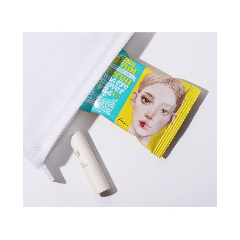 아리얼 스트레스 릴리빙 퓨어풀 립앤아이 리무버 패드 30p, 55g, 10개