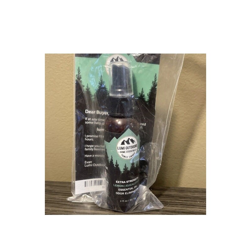 Lumi Outdoors Natural Shoe Deodorizer Spray & Odor Eliminator -