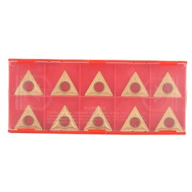 10 Piezas Insertos de Torneado Triangulares TCMT 16T304 inserción de carburo Herramienta de Torneado CNC de Inserto de Hoja de Carburo de Acero de Tungsteno