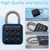 Combination Locker Padlock, Padlocks with Code Waterproof, 6 Digit Combination