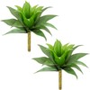 GnFlus Artificial Agave Succulent Plants, 18 Inch Faux Succulents Stems