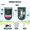 Qualirey Solar Sound and Light Alarm Motion Sensor 129db Outdoor