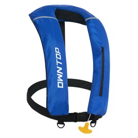 Owntop Life Jacket Manual Inflation Shoulder with Pocket Vest Type Life Jacket Adjustable Size Life Jacket Fishing Adult Compact Lightweight Durable Waterproof