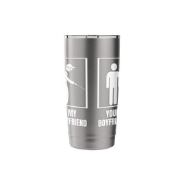 Pest Control Your Boyfriend My Boyfriend Funny Exterminator Stainless Steel Insulated Tumbler