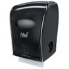 Solaris Paper D68006 Nvi Manual Hands Free Towel Dispenser, Black