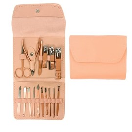 ZHIYE 16 Pcs Nail Clippers Set Stainless Steel Nail Clipper, Professional Nail Scissors Grooming Pedicure Kit Manicure, Cuticle Remover Tools