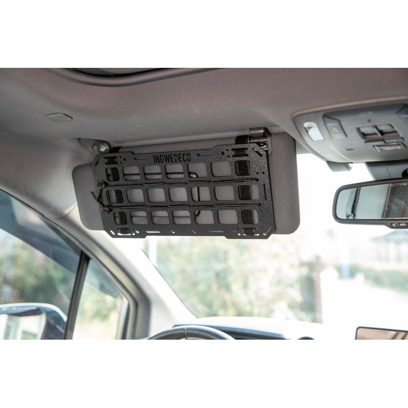 INGWEDECO ABS Rigid Molle Visor Panel Organizer - Universal Tactical