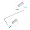 sourcing map 0.9mm Hex Key Wrench, L Shaped CR-V Repairing