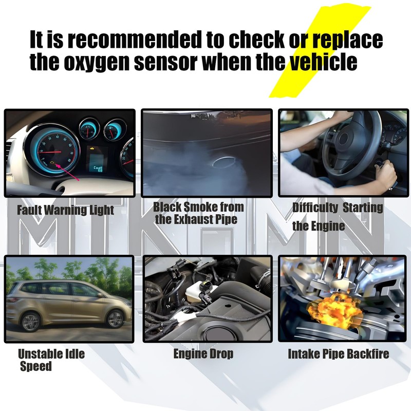 MTKHMN Upstream & Downstream Oxygen O2 Sensor Compatible with 2016-2020