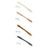 VINGTAINE H7560 Barrette, Long, Thin, Marble Pattern, Tortoise Shell, Hair