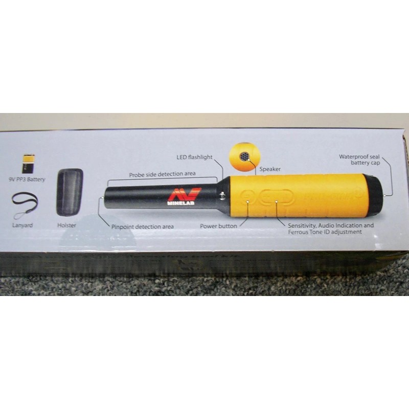 MINELAB WATERPROOF PRO FIND 35 PINPOINTER METAL DETECTOR INCLUDES BELT