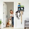 LOXSUN Dog Leash Holder for Wall, Leashes Hanger, Wall Mounted