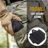 OneTigris 6" Foldable Half Face Airsoft Mesh Mask with Ear