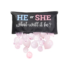 Pop Fizz Designs | Bolsa de globo reveladora de género | Él o ella, ¿qué será?