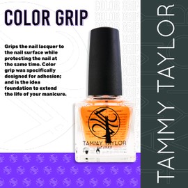Tammy Taylor Color Grip Base Coat, Extend the Life of Manicures, Adheres to Nail Lacquer
