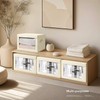 Homsorout Storage Bins Closet Storage - Bins with Lid, Stackable