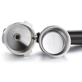 58mm Dual Wall Filter Basket Compatible with Calphalon Temp IQ/Kitchenaid KES6403 for Breville Barista Mini/Max Coffee Machine - Dual Wall Filter Basket - 2 Cup Pressurized basket