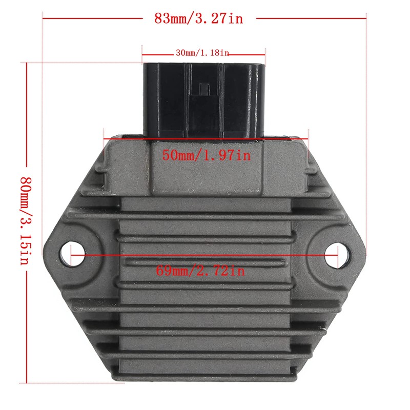 Starter Solenoid Relay/Voltage Regulator Rectifier/Ignition Coil (3 Pcs) Kits for