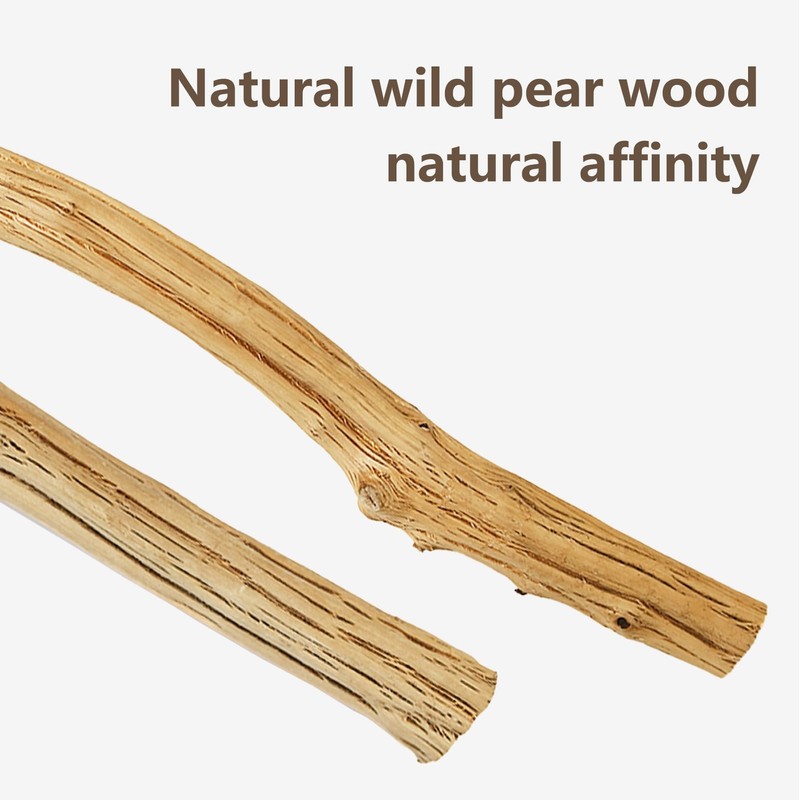 Natural Wood Bird Perch for Cage – Chewing & Claw