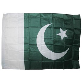 Islamic Republic of Pakistan National Flag 2.4 x 3.6 Feet 100% Cotton And Double Stitched (75x110cm) - Taj Company