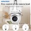 Wireless WiFi Light Bulb Security Camera 2MP 1080P HD 360°