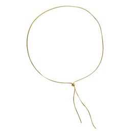COLORFUL BLING Dainty Simple Long Tassel Necklace Temperament Titanium Steel Rhinestone Crystal Adjustable Bar Lariat Chain Y Necklace for Women-gold chain