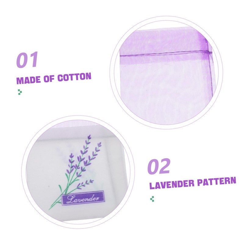 Tofficu Empty Sachets Bag Set 30 Pcs Purple Goodie Bags