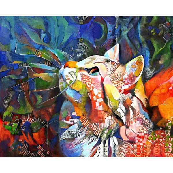 ACSAUMMY Paint by Numbers for Adults, 16 x 20 Cat